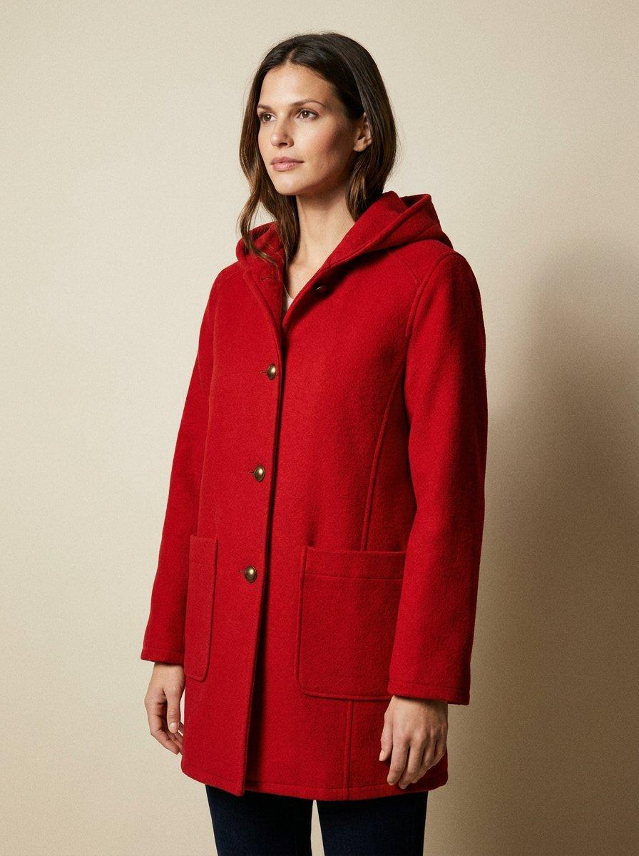 Wool Hooded Jacket