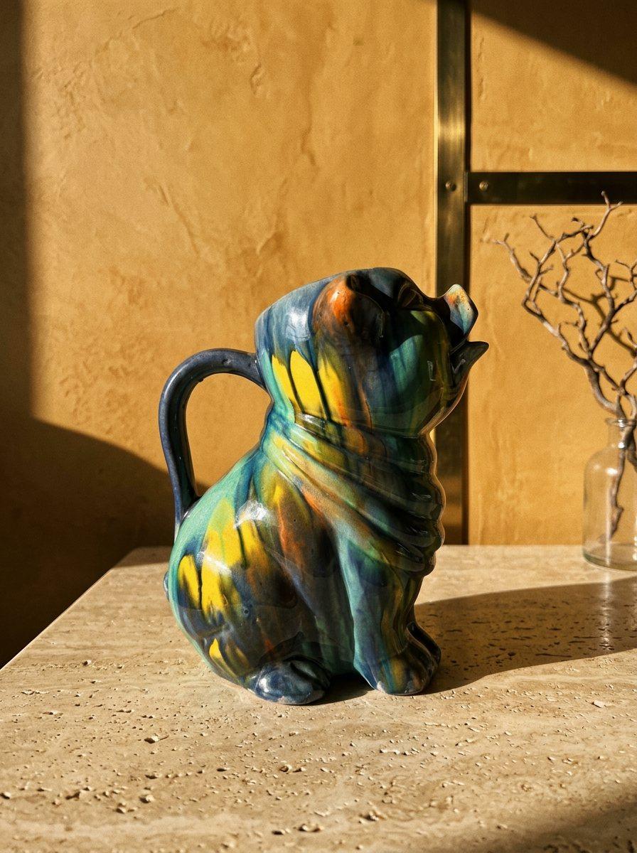 Oaxacan Majolica Pig Pitcher