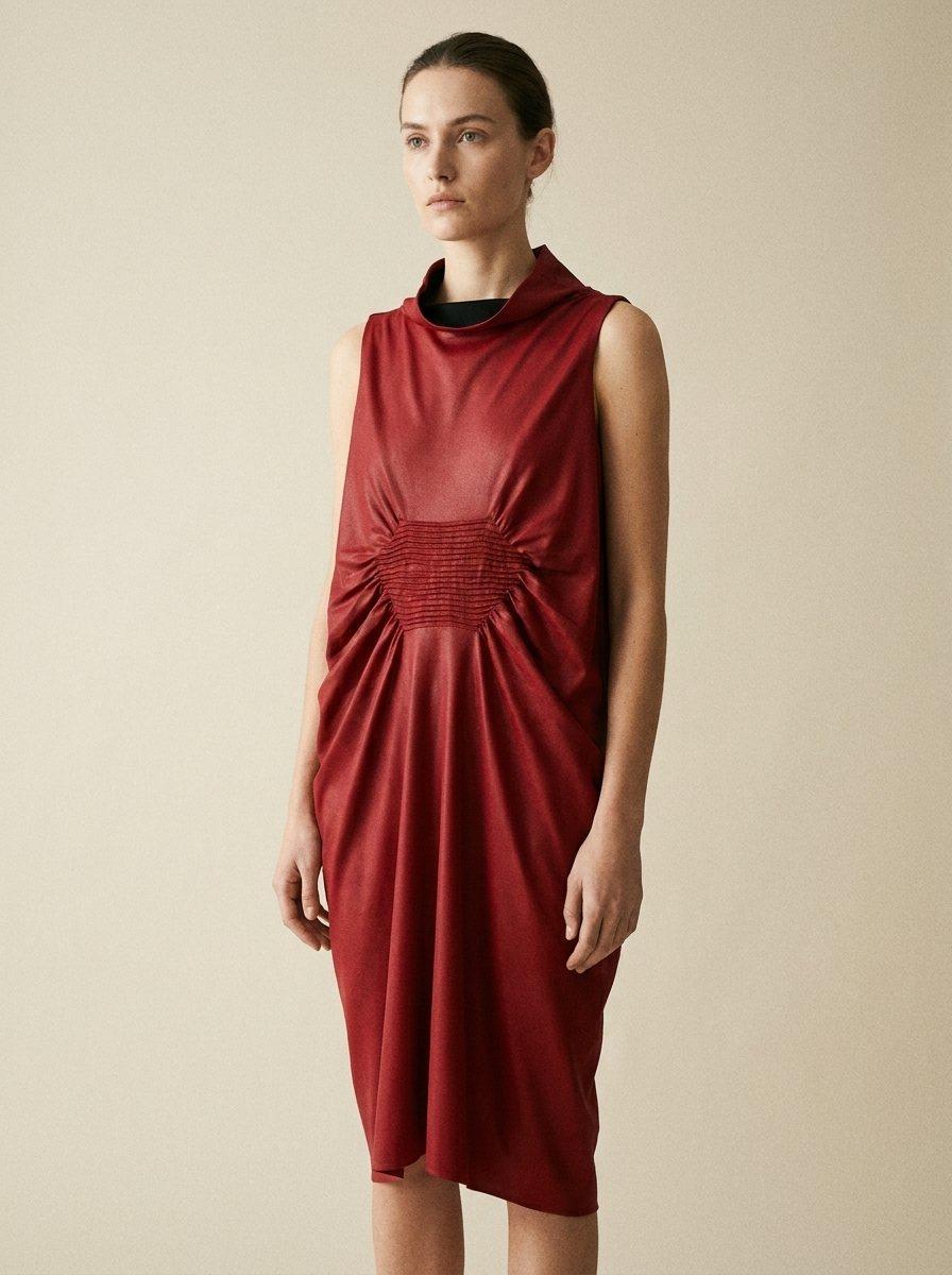 Draped Avant Garde Dress