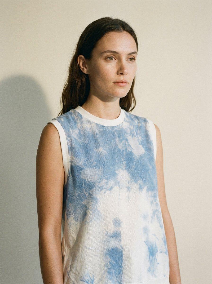 Dreamy Cloud Mesh Tie Dye Top