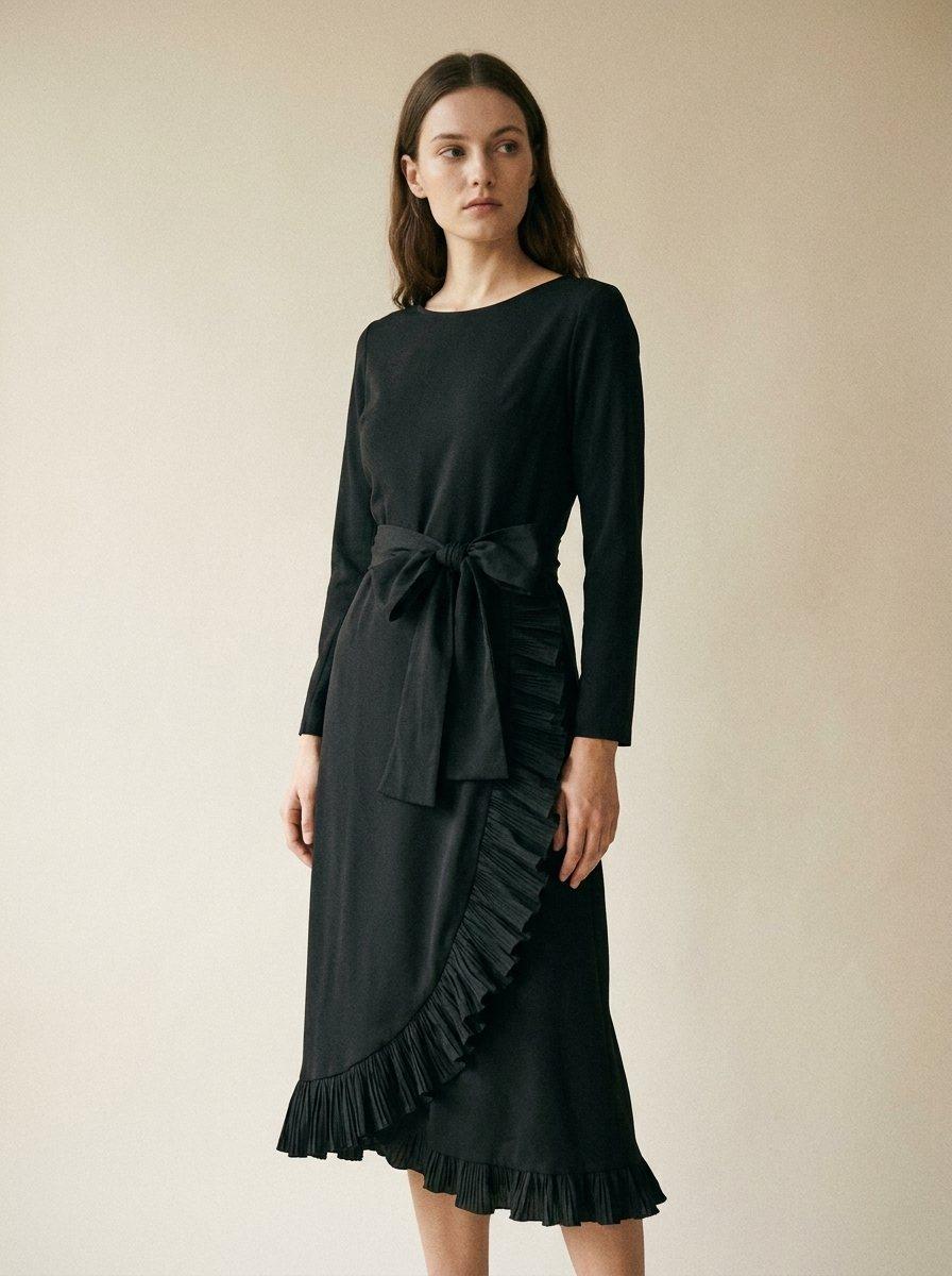 MCM Wrap Midi Evening Dress