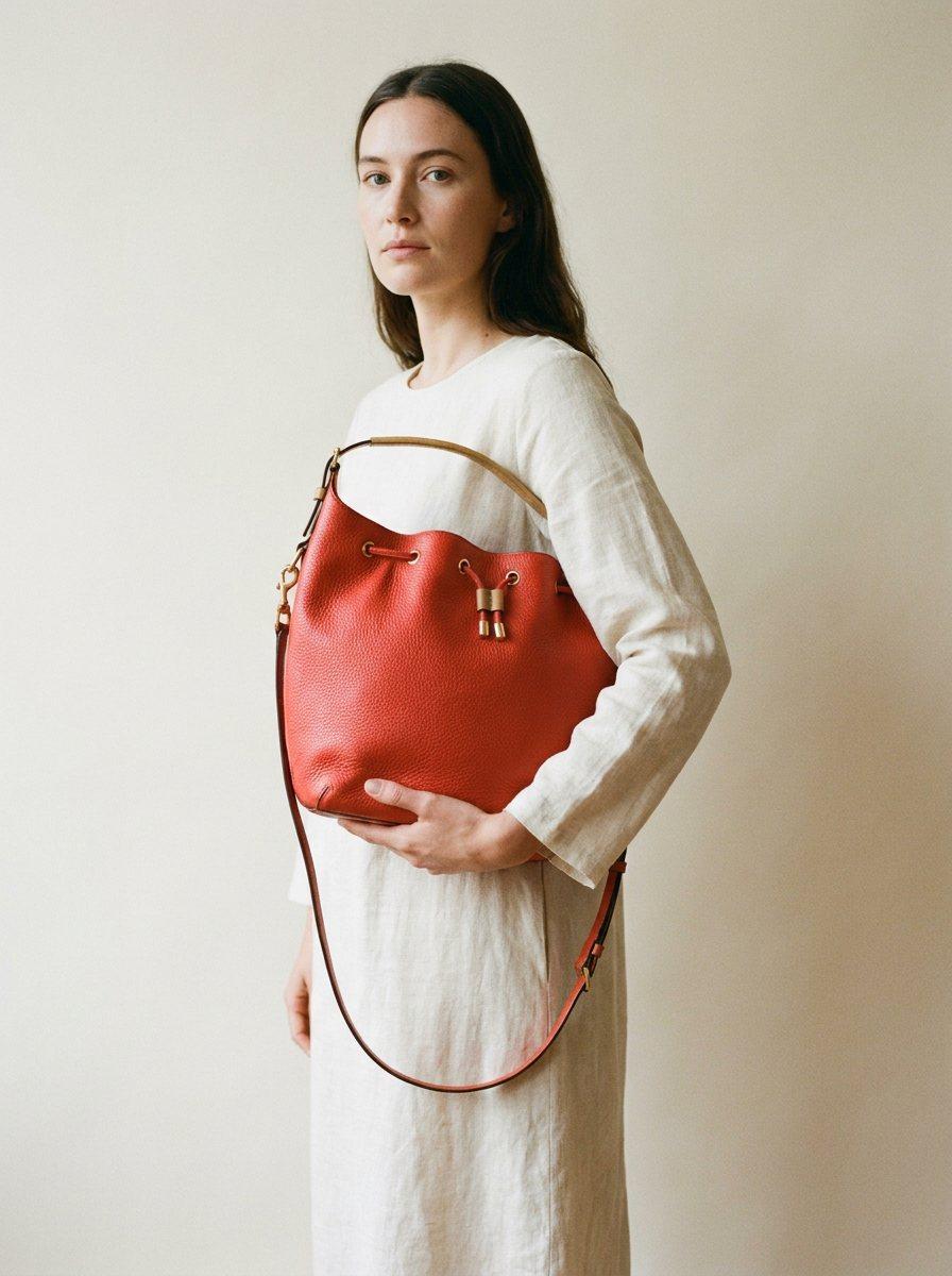 Legacy Drawstring Bucket Bag