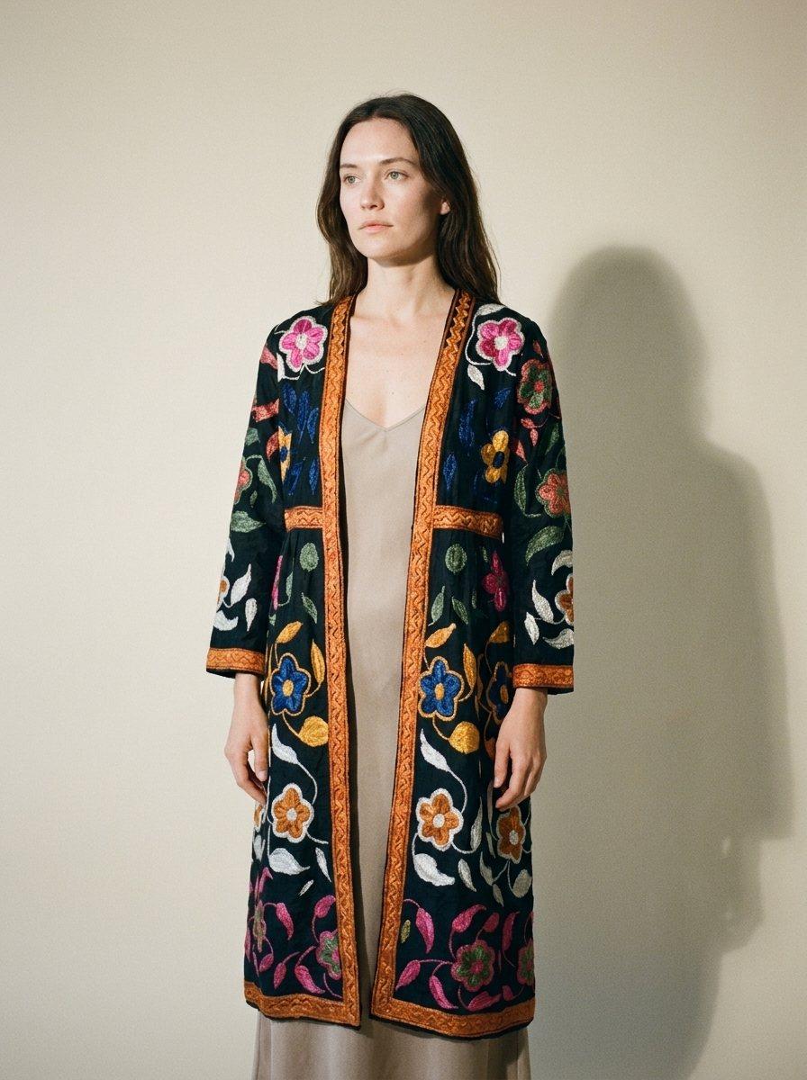 Suzani Chapan Reversible Coat